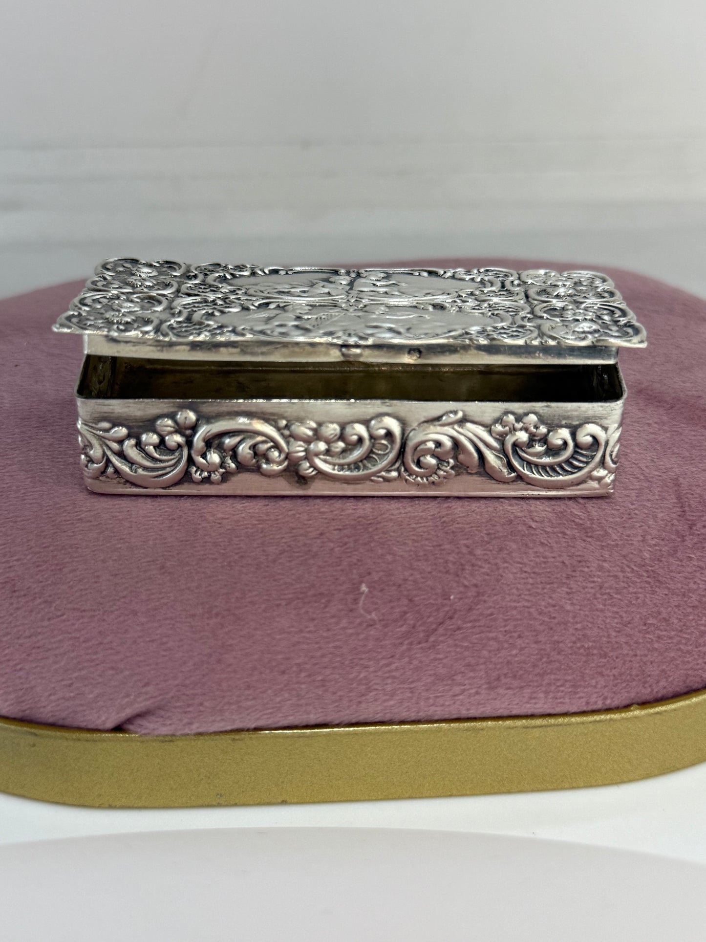 Scatolina angeli in argento 925