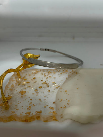 Bracciale Rigido con Targhetta in Argento 925 Pianegonda – Pezzo Unico