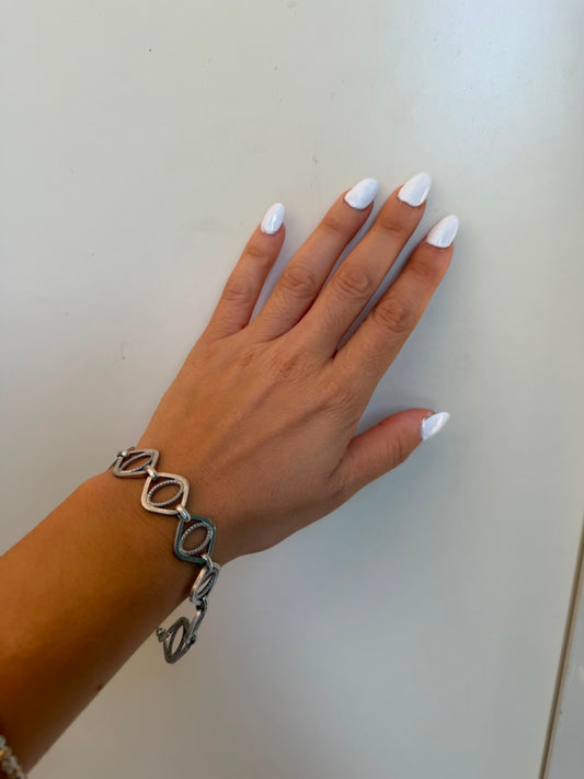 Bracciale in argento 925 lavorato a mano – Gioiello artigianale Made in Italy