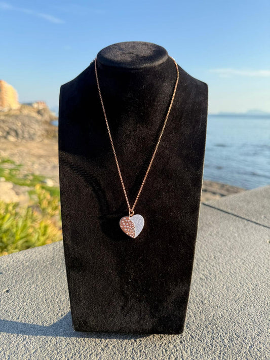 Collana in argento 925 cuore