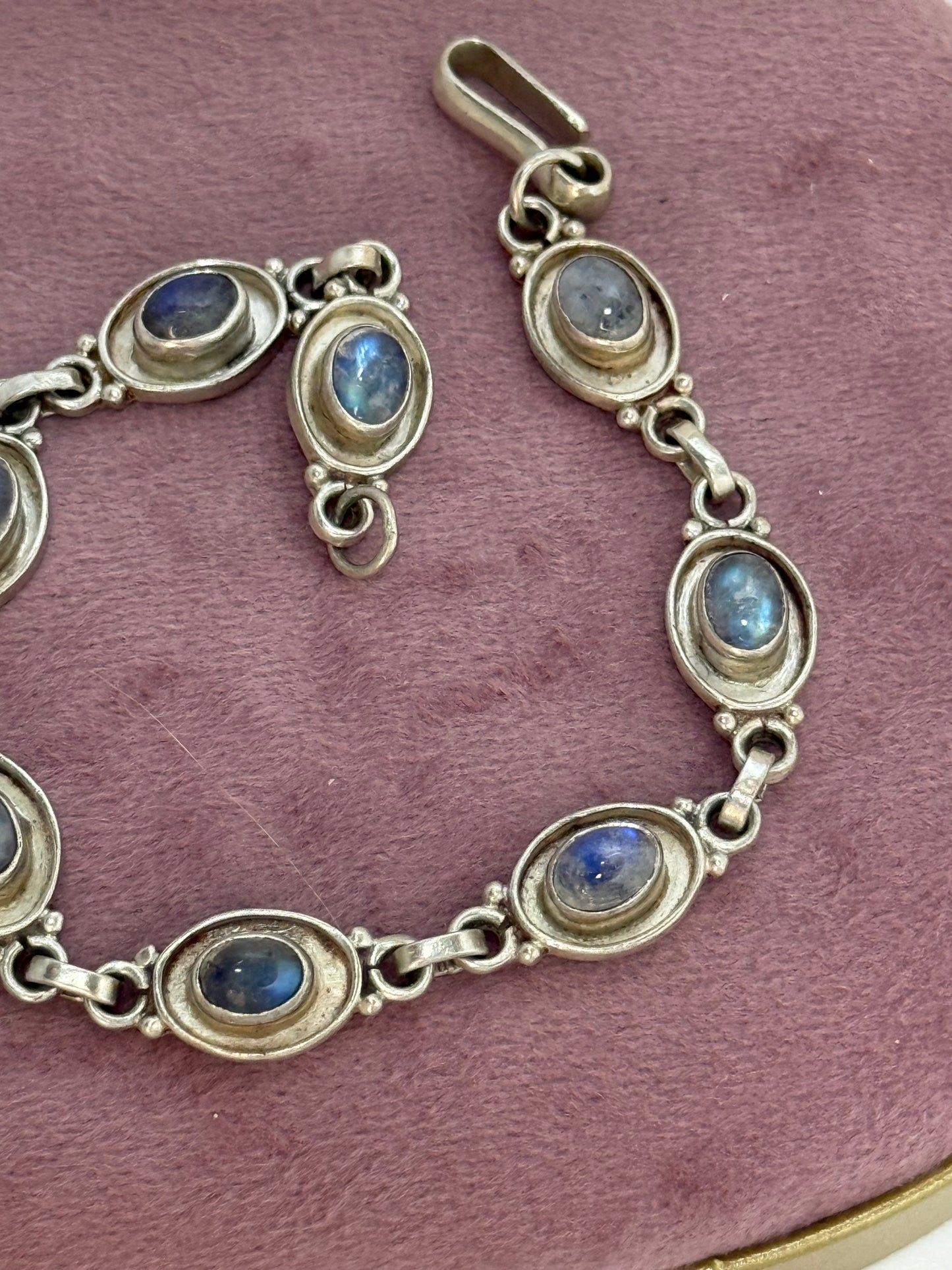 Bracciale in argento 925 pietre di luna