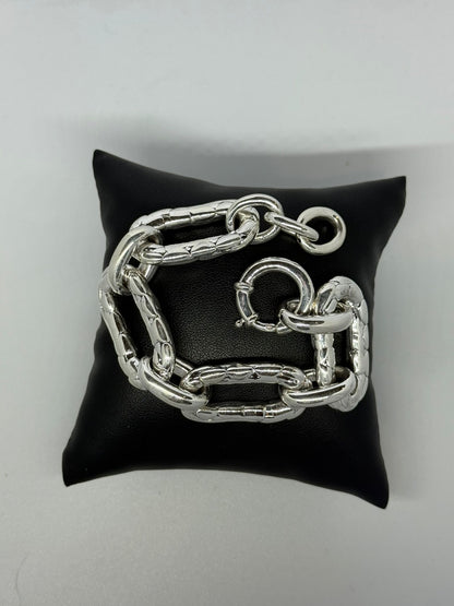 Bracciale catena in argento 925