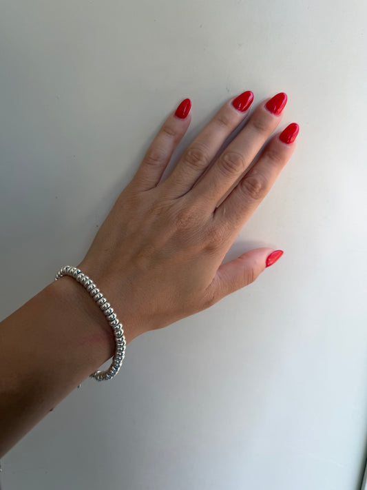 Bracciale pepite in argento 925 – regolabile fino a 21 cm