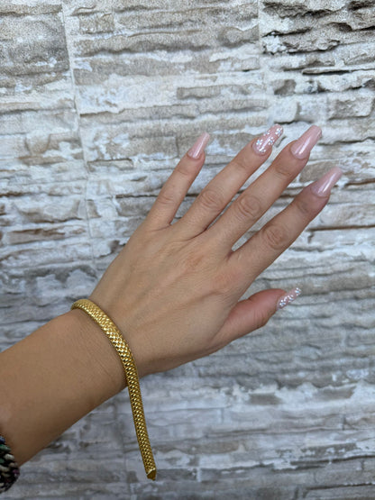 Bracciale in argento 925 dorato