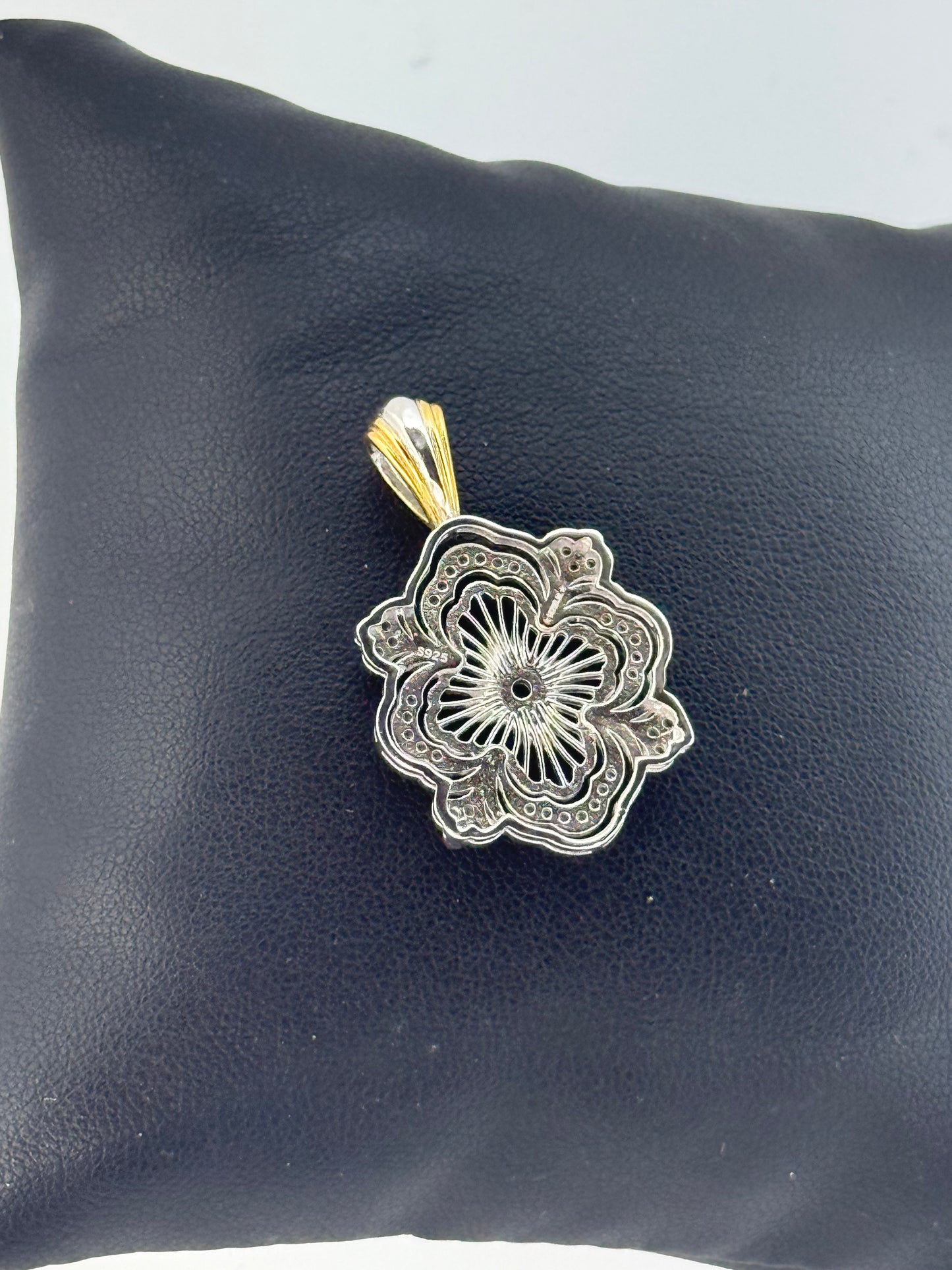 Collana in argento 925 arte decó