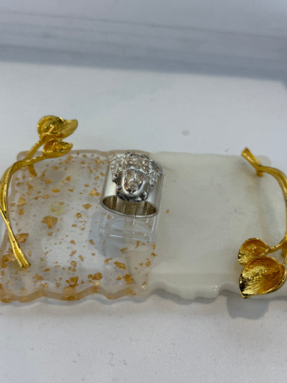 Anello medusa in argento 925