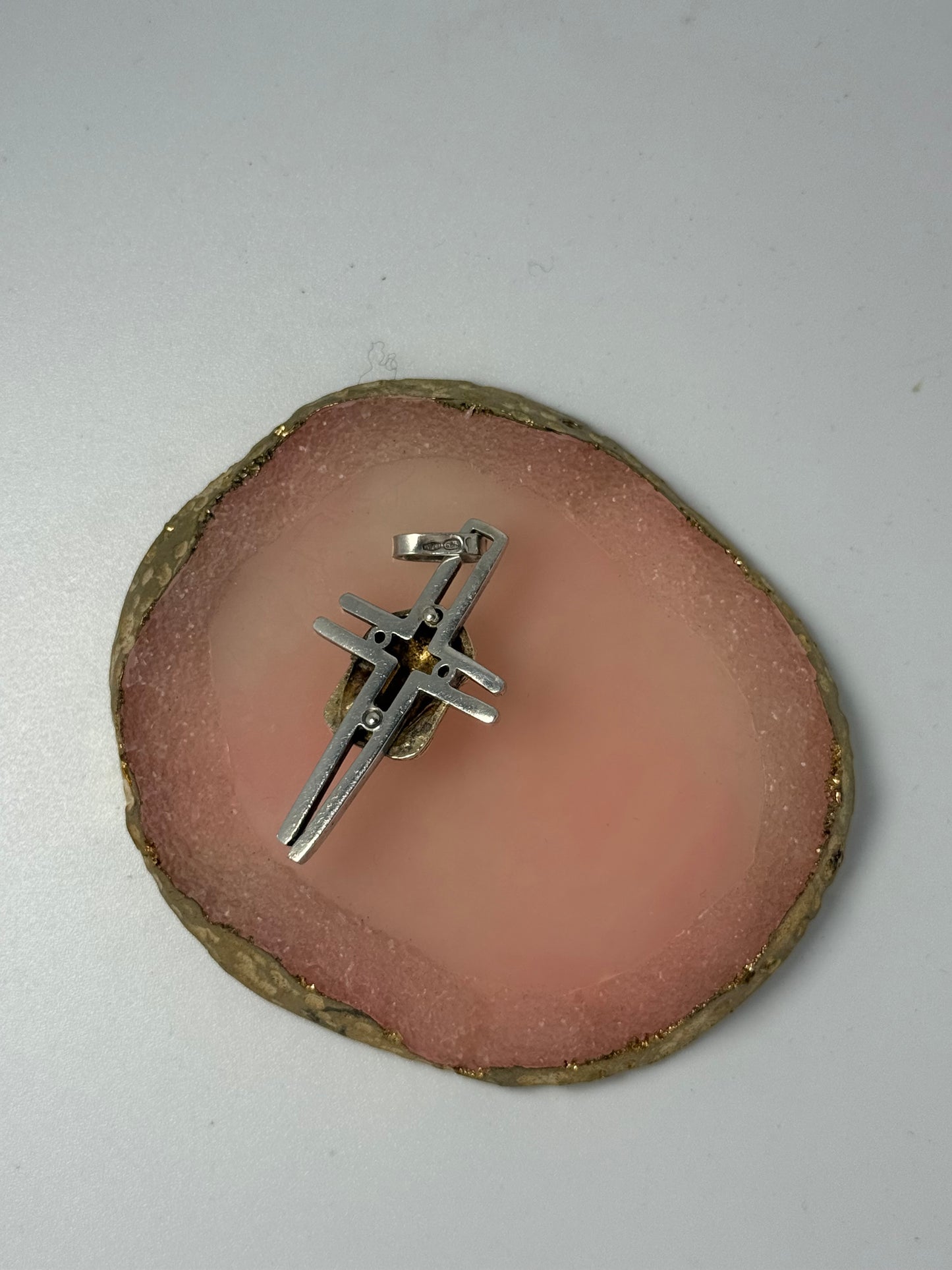 Collana in argento 925 cristo