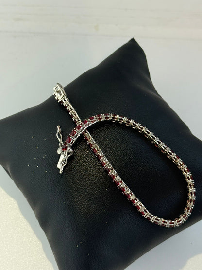 Bracciale tennis in argento 925