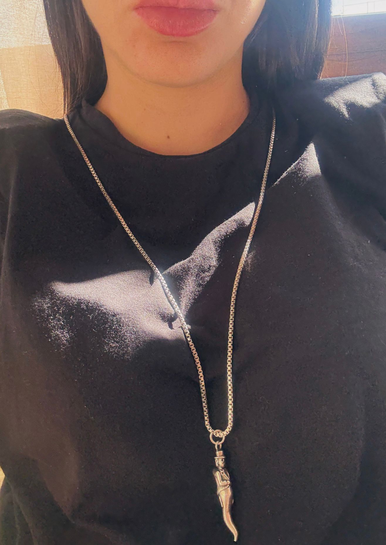 Collana in argento 925 cammeo