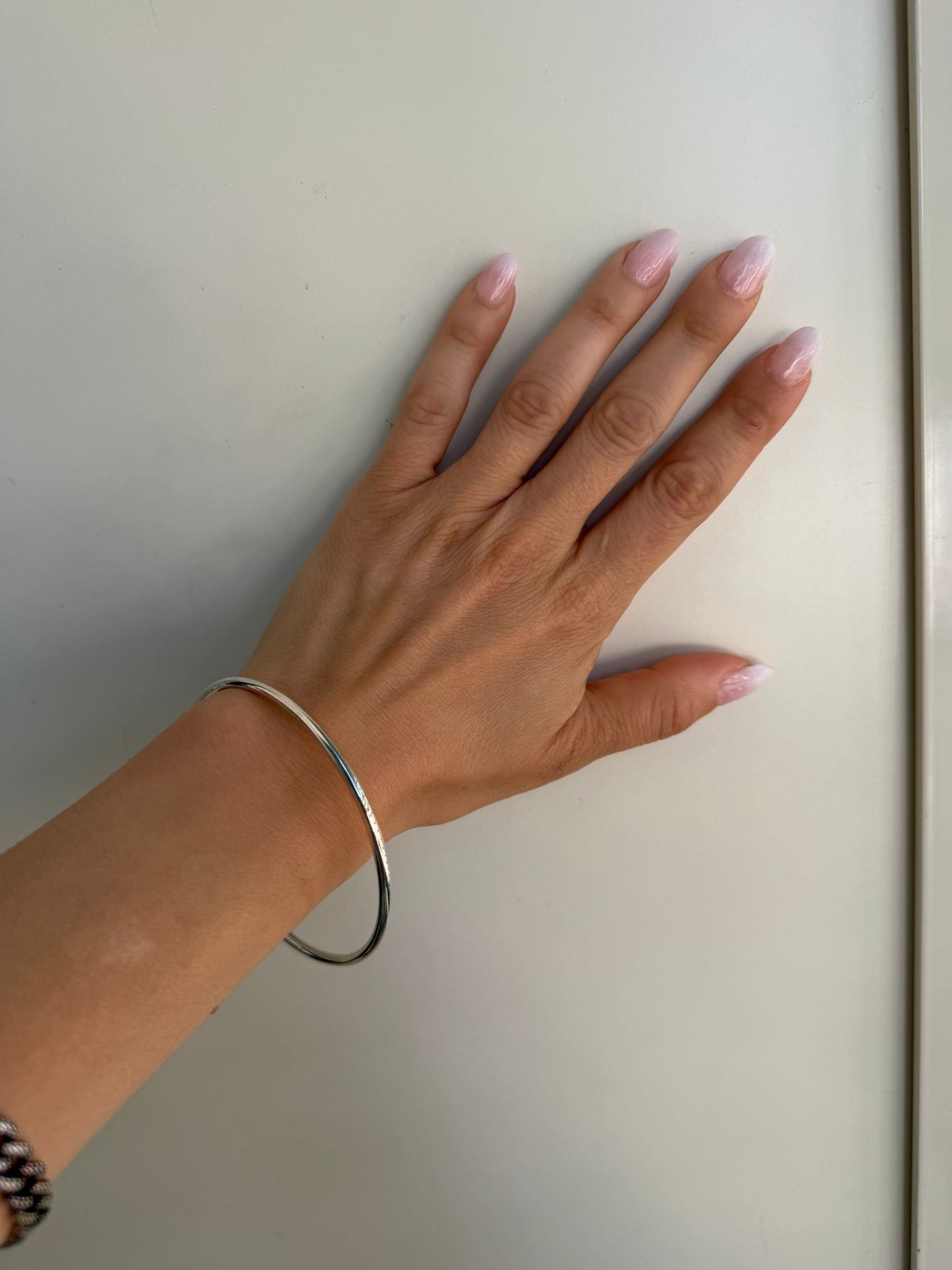 Bracciale in argento 925 cerchio sottile