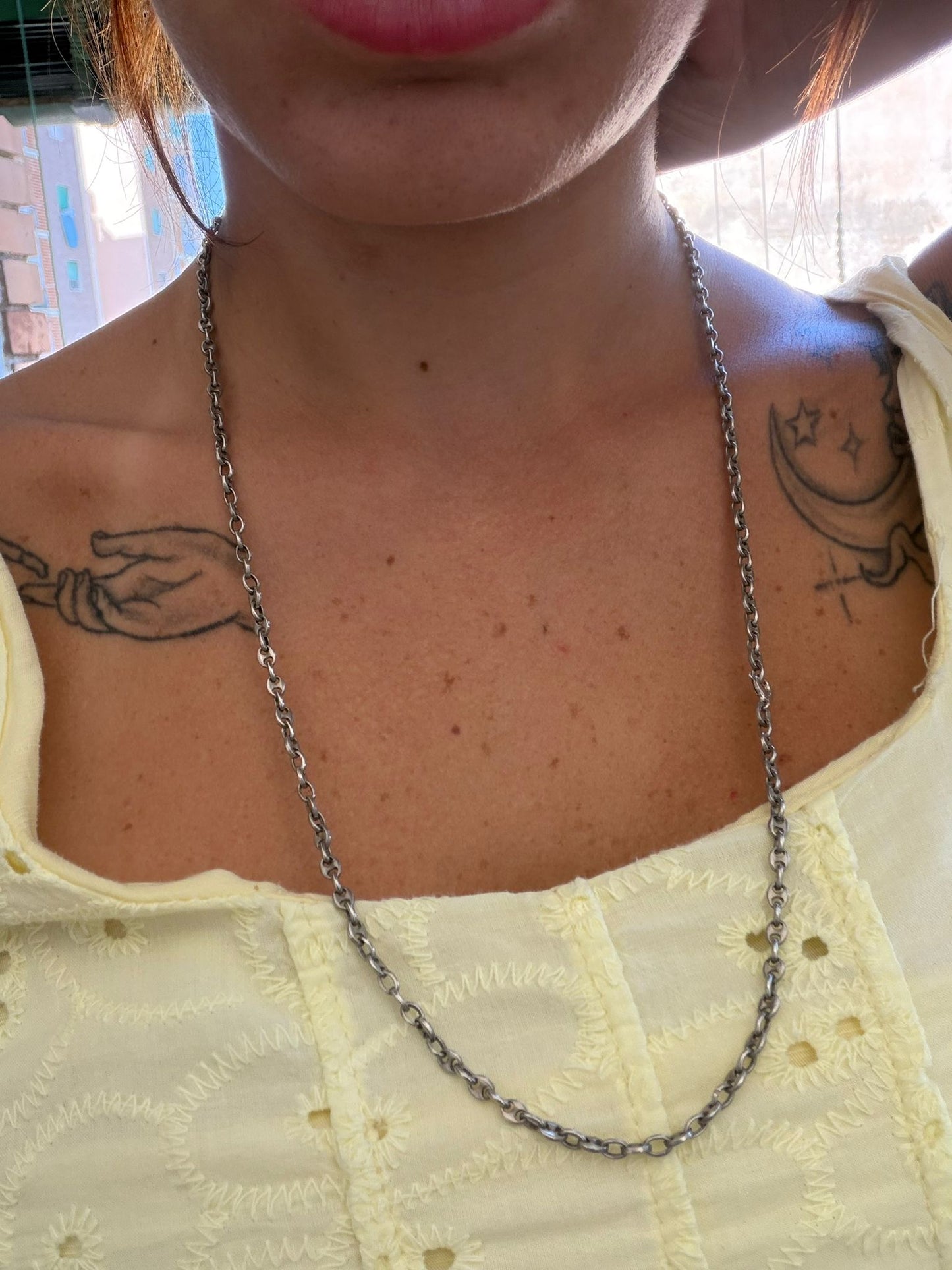 Collana in Argento 925 Maglia Marinaia — 70 cm (II)