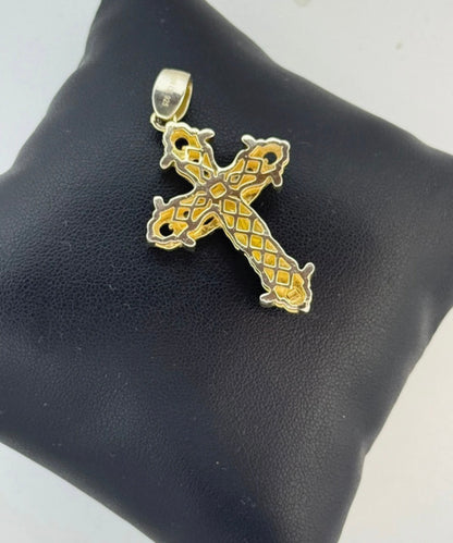 Collana in argento 925 Gesù crocifisso