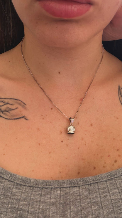 Collana campanella Capri in argento 925 – Simbolo portafortuna