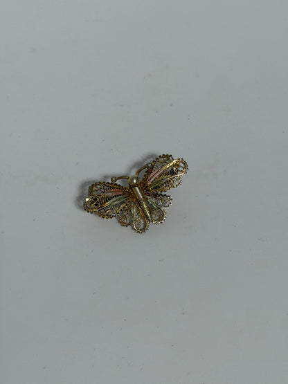 Spilla Farfalla Filigranata e Smaltata in Argento 925 – Simbolo di Trasformazione
