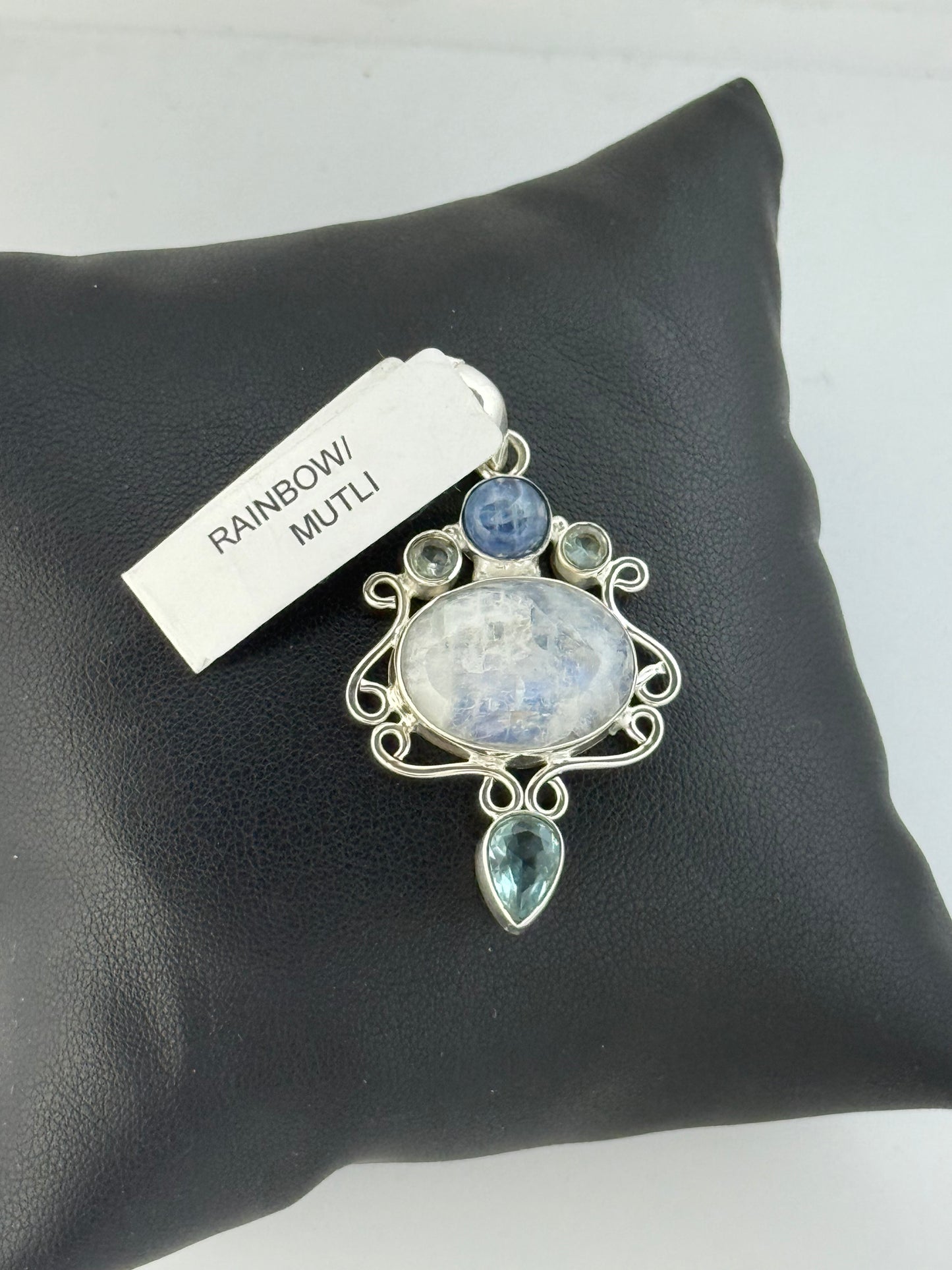 Collana in argento 925 ciondolo rainbowi