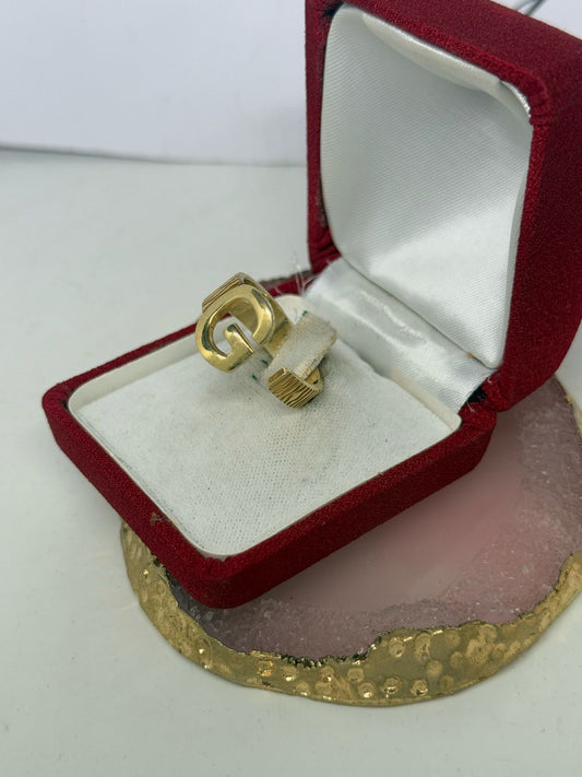 Anello lettera G in argento 925