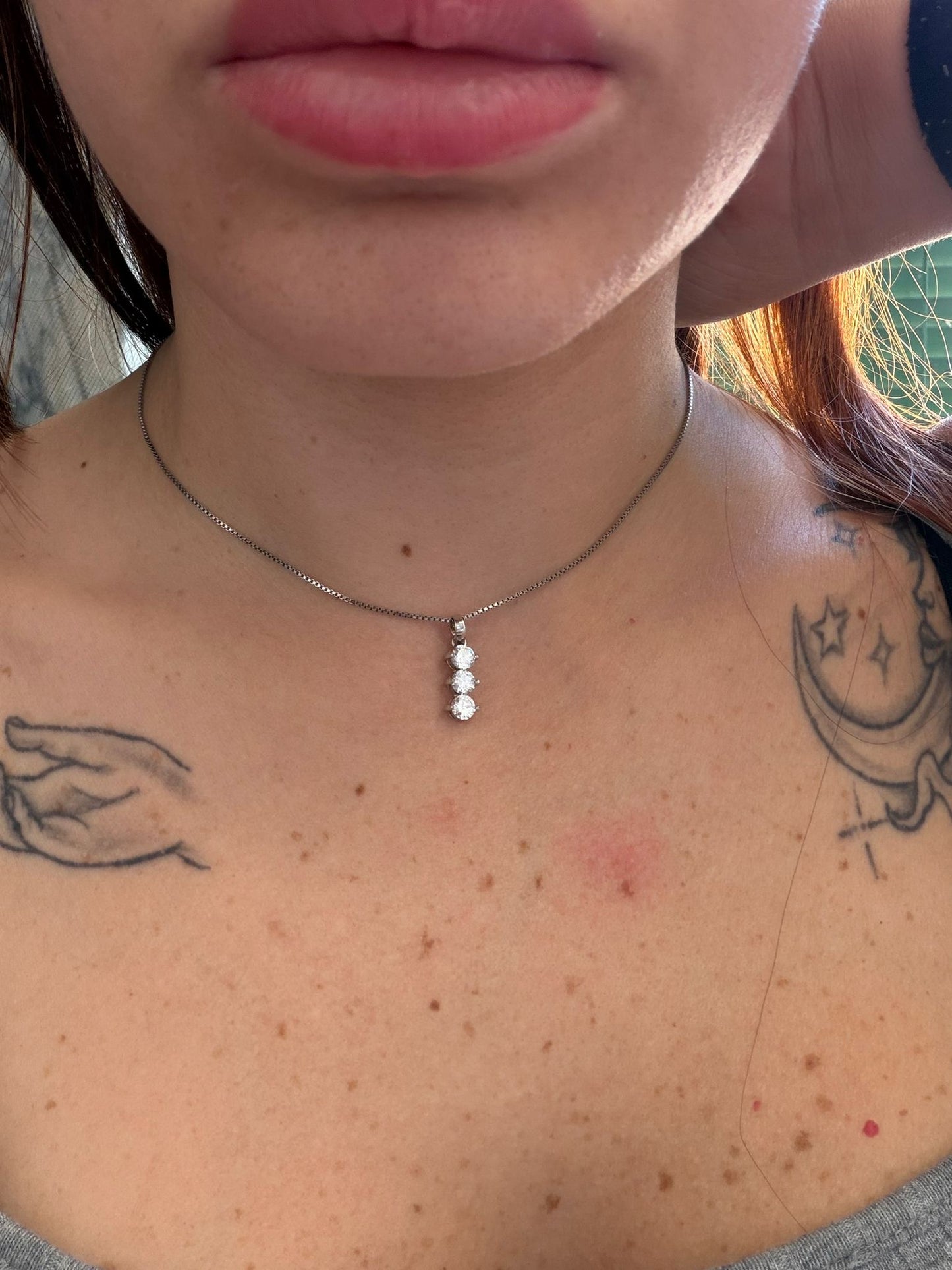 Collana in Argento 925 Punto Luce Bianco – Zircone Brillante