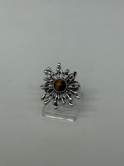 Anello in argento 925 occhio di tigre