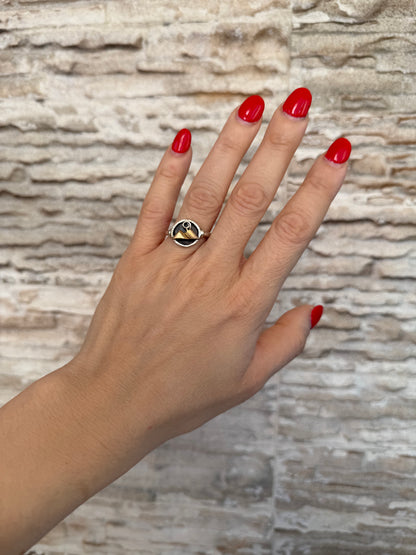 Anello Vesuvio in argento 925