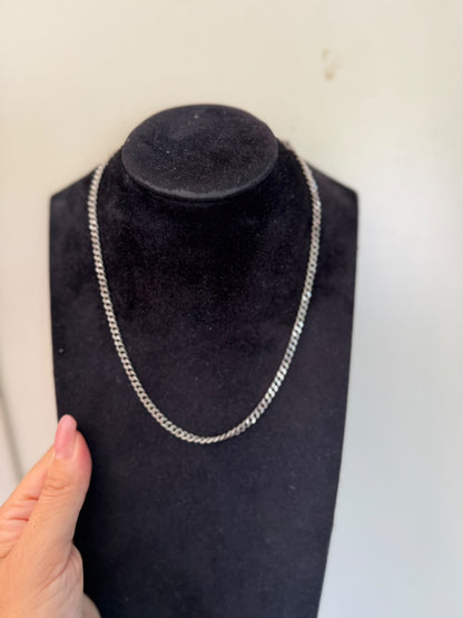 Collana Groumette classica in argento 925 – Catena artigianale, pezzo unico