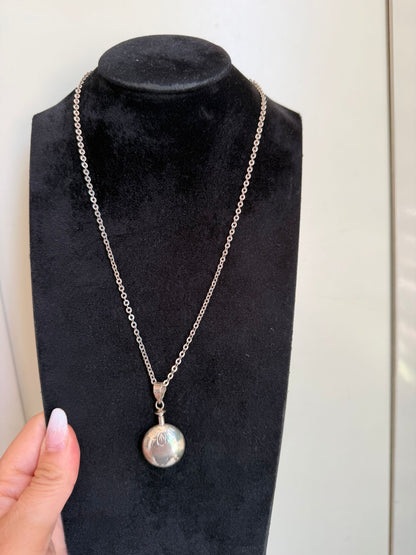 Collana in argento 925 con ciondolo portaprofumo