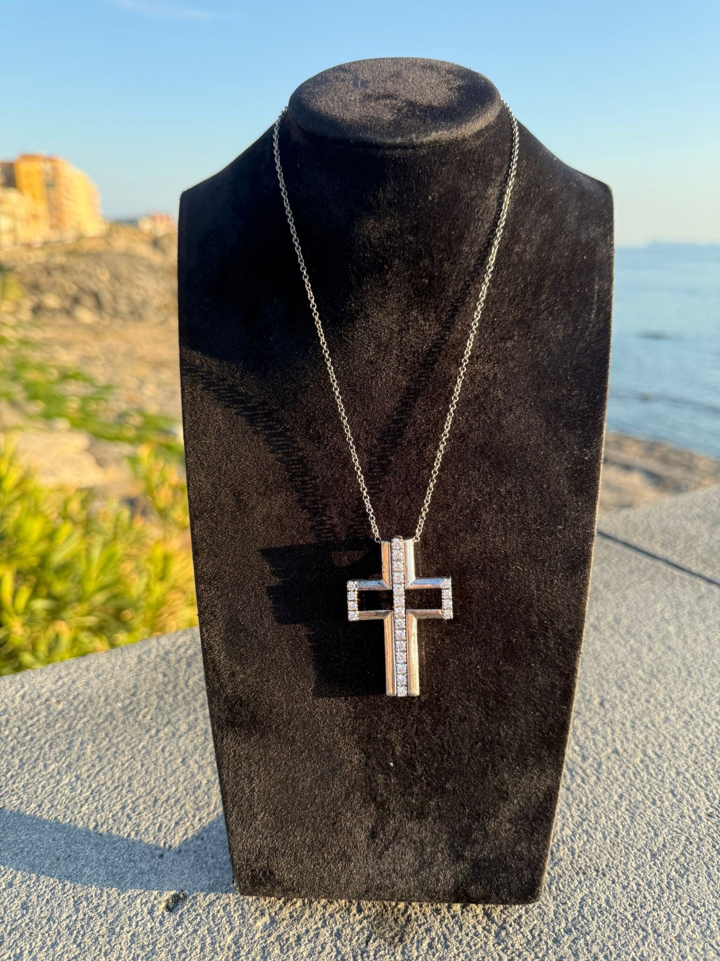 Collana in argento 925 croce